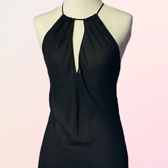 Vintage VS, Sheer V-Neck Halter, Slip Dress - Picture 2 of 15